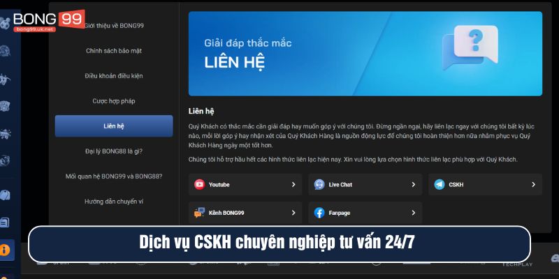 Dịch vụ CSKH chuyên nghiệp tư vấn 24/7