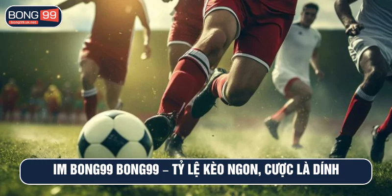 IM BONG99 Bong99 – Tỷ lệ kèo ngon, cược là dính
